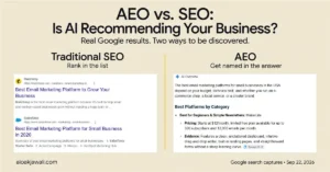 AEO vs. SEO: What Small Businesses Should Do About AI Search